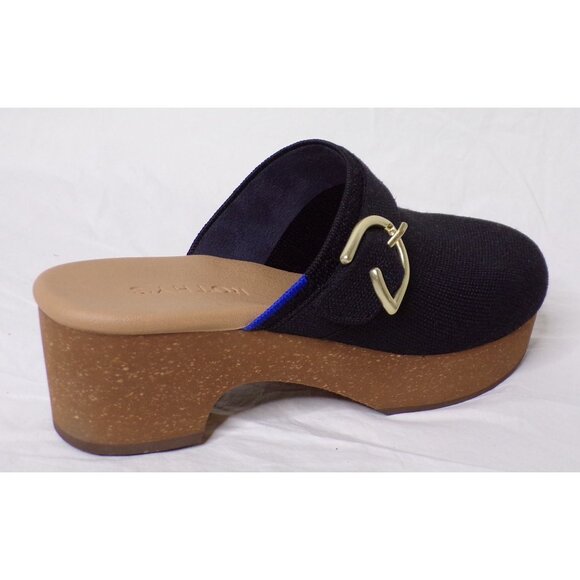 🆕 ROTHY'S Classic Clog Mules Shoes 8 Black - Picture 10 of 13